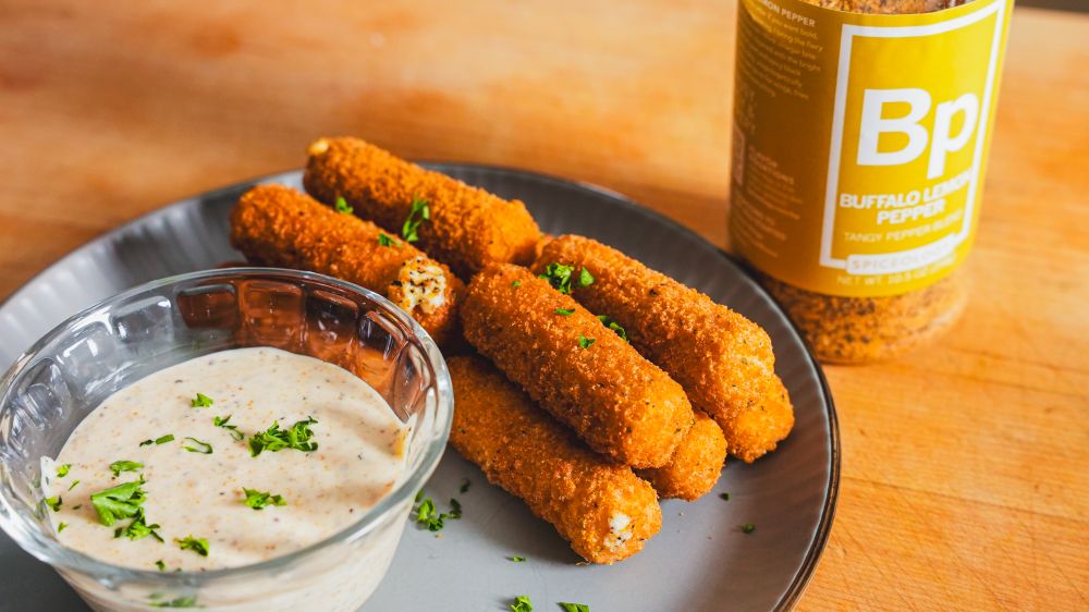 Buffalo Lemon Pepper Mozzarella Sticks – Spiceology