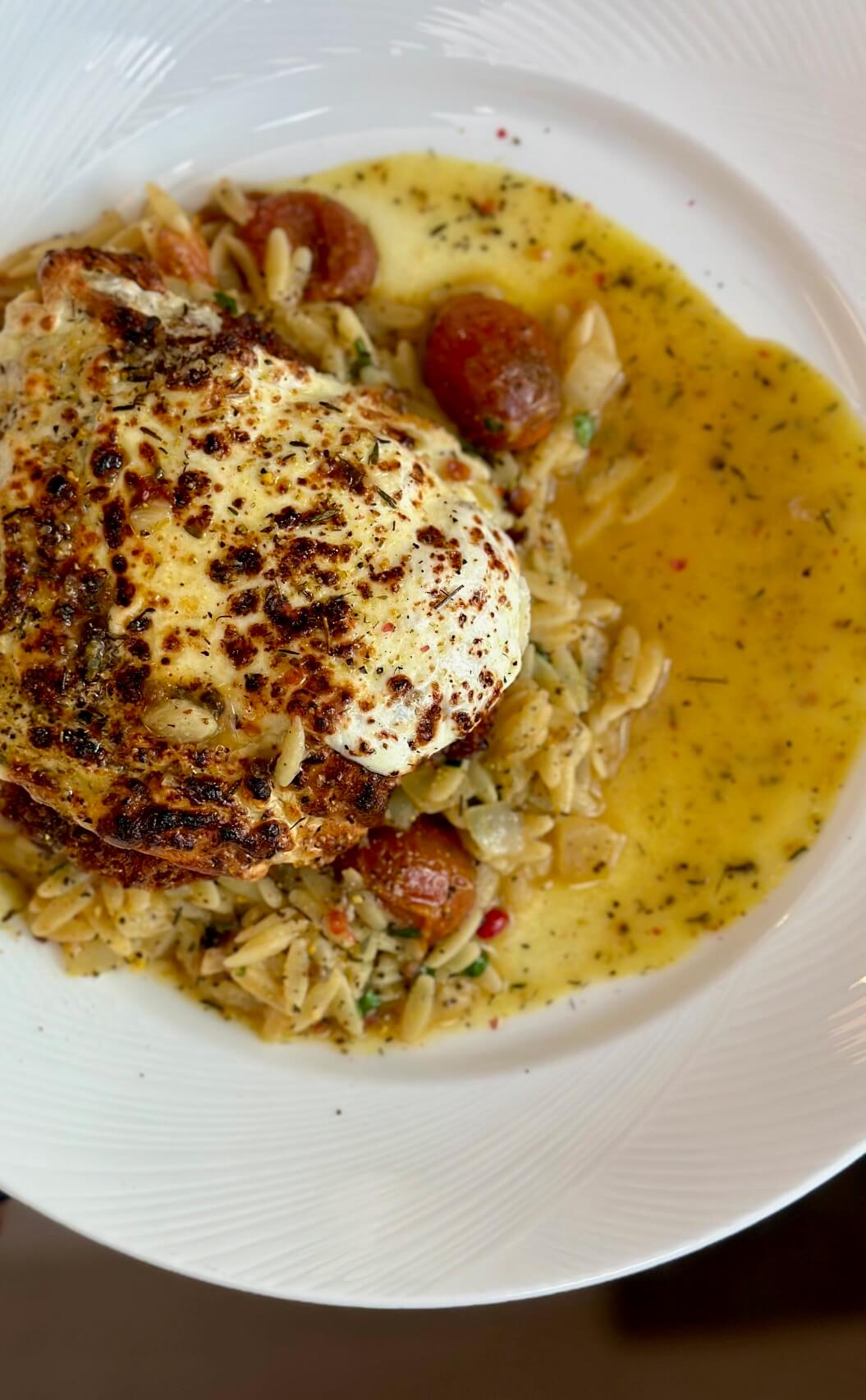 Pink Peppercorn Lemon Thyme Creamy Orzo & Fried Chicken – Spiceology