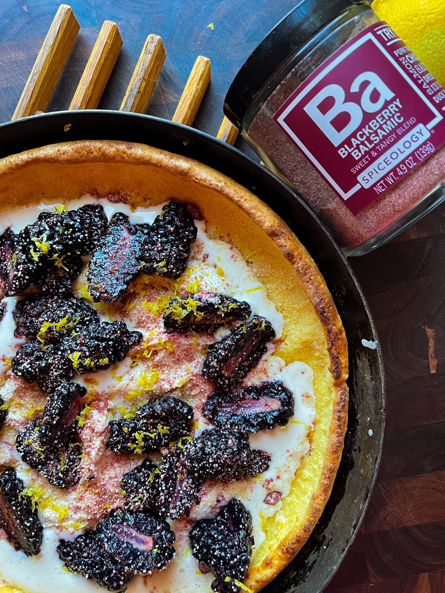 Blackberry Balsamic Dutch Baby – Spiceology