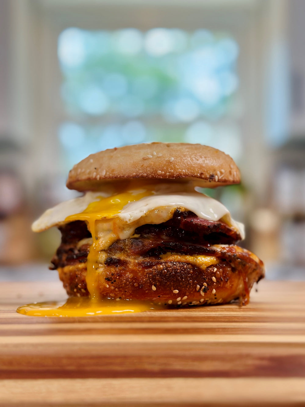 Tomatador Pastrami Bagel Brunch Sandwich