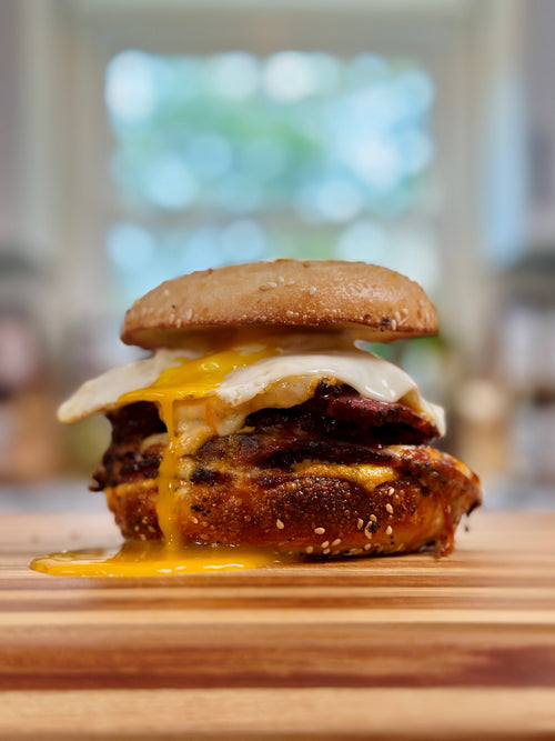 Tomatador Pastrami Bagel Brunch Sandwich