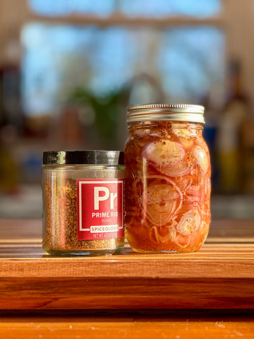 Prime Rib Rub Pickled Shallots