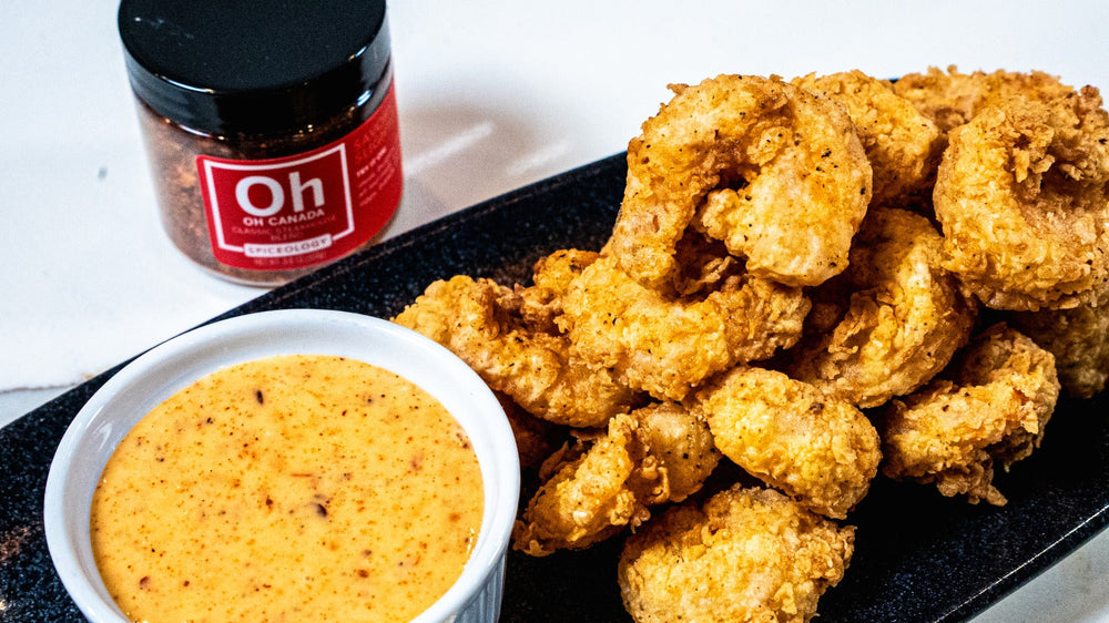 Oh Canada Salt and Pepper Popcorn Shrimp