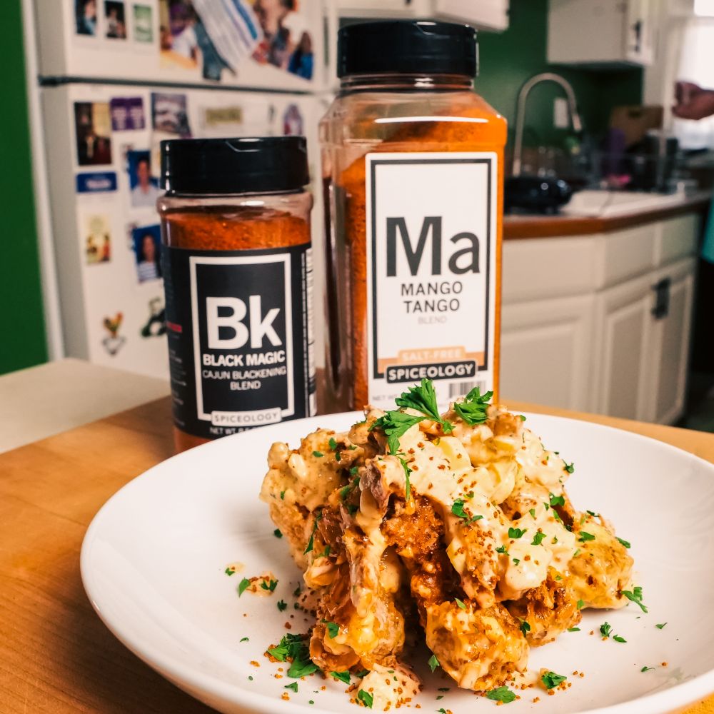 Black Magic Coconut Fried Shrimp with Mango Tango Remoulade