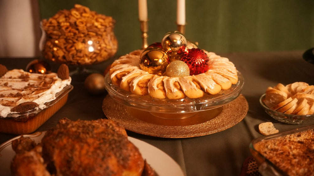 Smoky Honey Habanero Cinnamon Roll Wreath