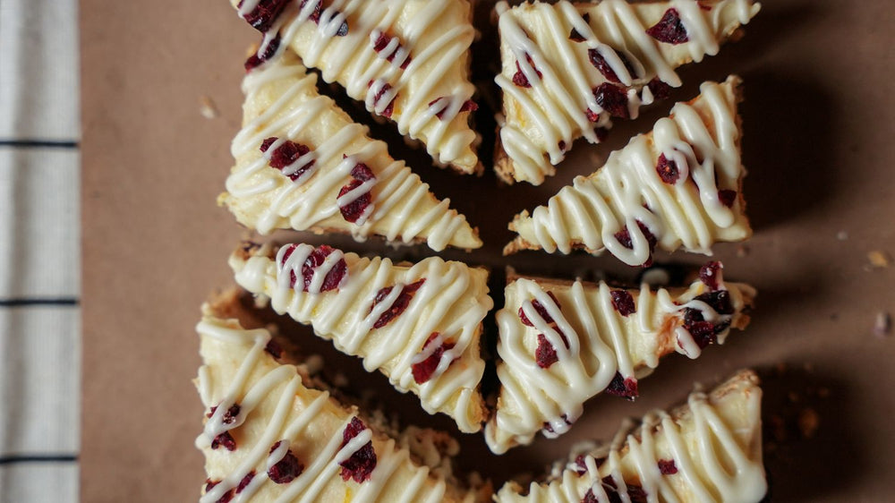 Brown Butter White Chocolate Cranberry Blondie