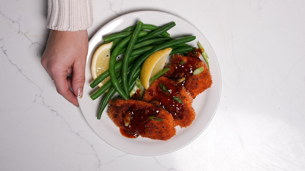 Candied Bacon Crispy Chicken Cutlet recipe