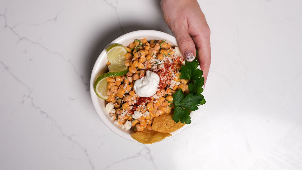 Chile Margarita Street Corn (Esquites) recipe