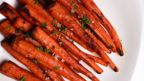 Smoky Honey Habanero Roasted Carrots recipe