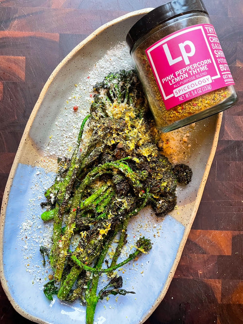 Pink Peppercorn Lemon Thyme Charred Broccolini