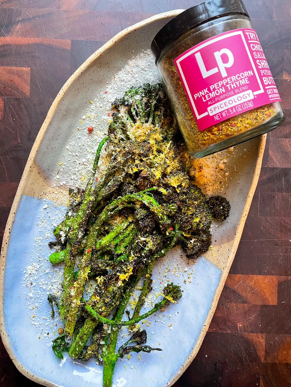 Pink Peppercorn Lemon Thyme Charred Broccolini
