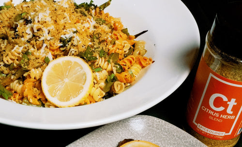 Rotini with Roasted Broccoli & Citrus Herb Butter