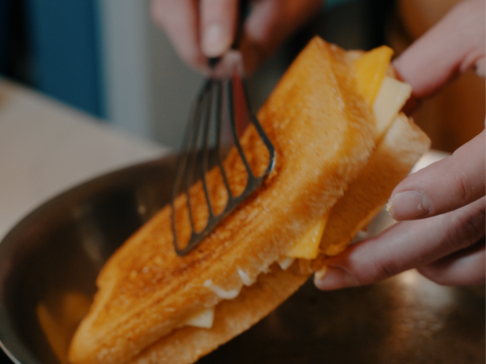 Smoky Honey Habanero Butternaise Grilled Cheese Recipe