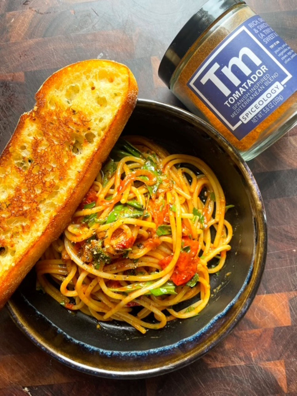 Charred Tomatador Bruschetta Pasta Salad
