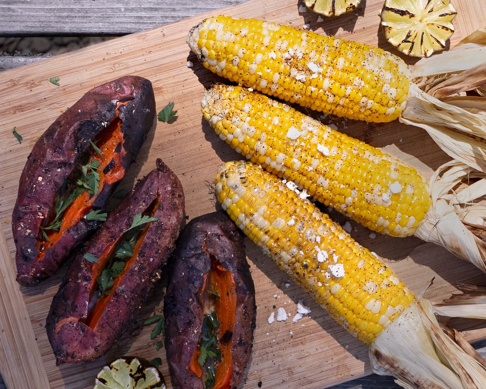 Cowboy Campfire Grilled Sweet Potatoes recipe