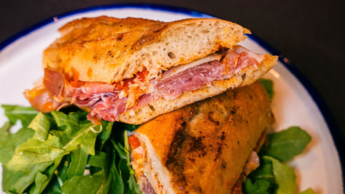 Tomatador Bocadillo de Jamón with Brown Butter Parmesan Crust