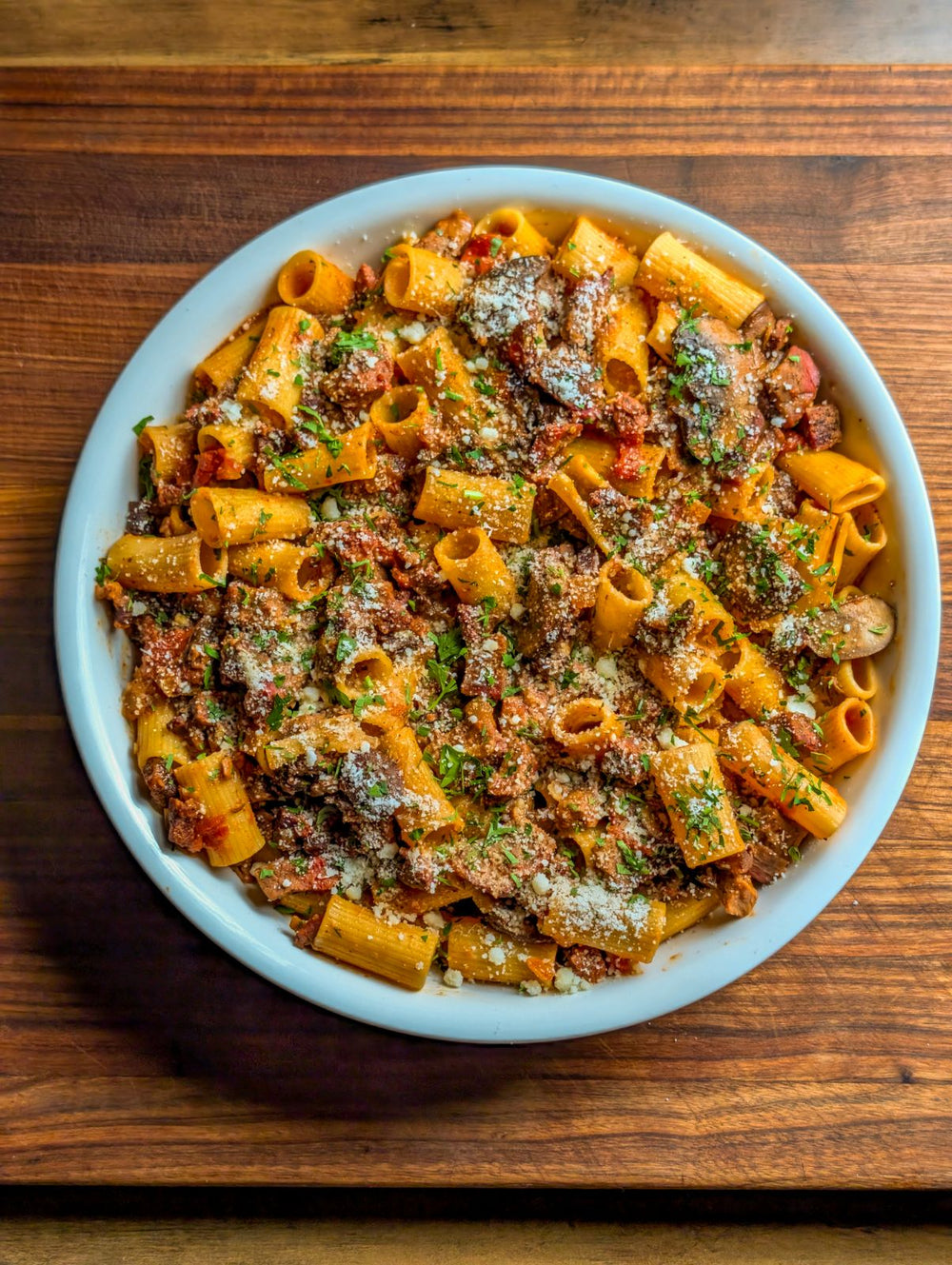 Brown Butter Parmesan Tri-Tip Pasta