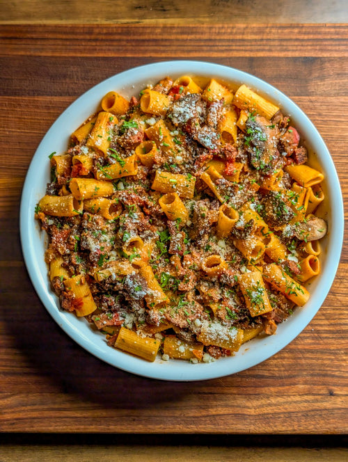 Brown Butter Parmesan Tri-Tip Pasta