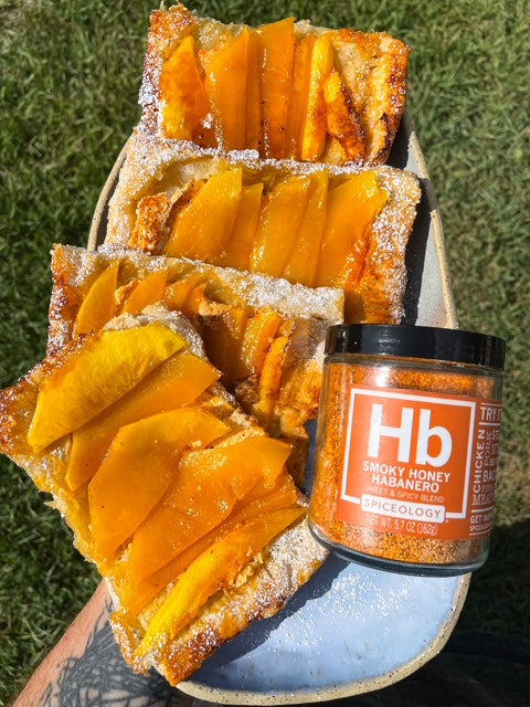 Smoky Honey Habanero Mango Ricotta Upside-Down Tarts Recipe