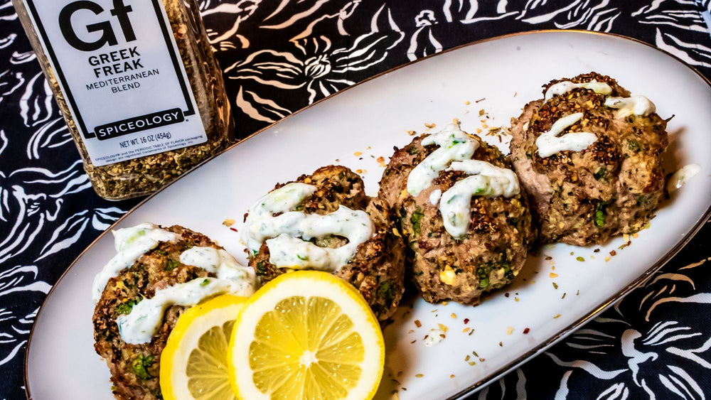Greek Freak Mini Turkey Meatloaves Recipe