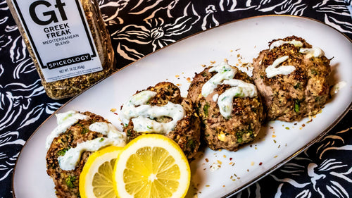 Greek Freak Mini Turkey Meatloaves Recipe