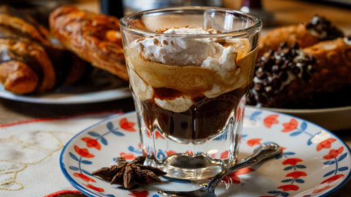 Pumpkin Spice Espresso Con Panna Recipe