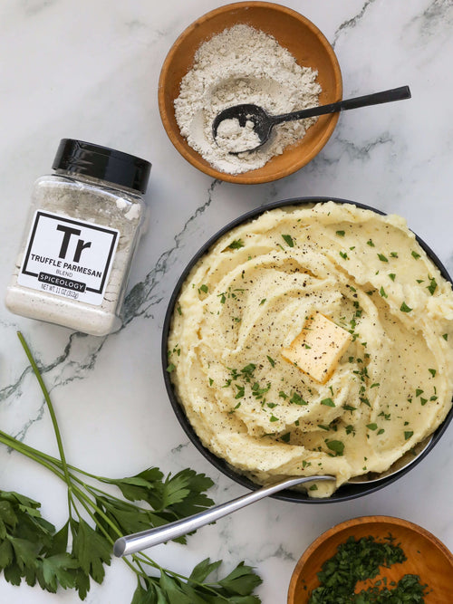 Creamy Truffle Parmesan Mashed Potatoes