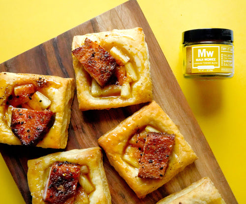 Maui Wowee Pineapple Pork Belly Tarts