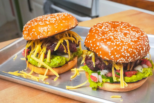 Smoked Garlic Jalapeno Lager Texas Burger