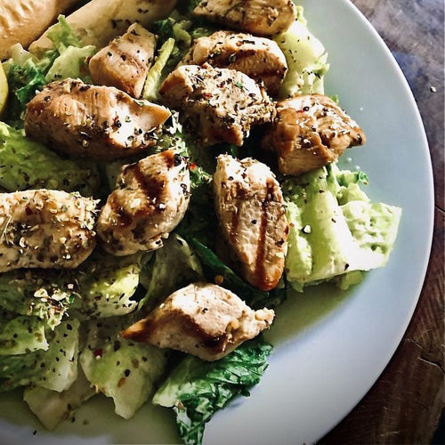 Greek Marinated Chicken Salad