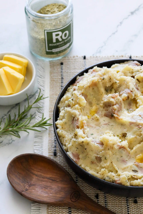 Spiceology Rosemary Dijon Garlic Mashed Red Potatoes
