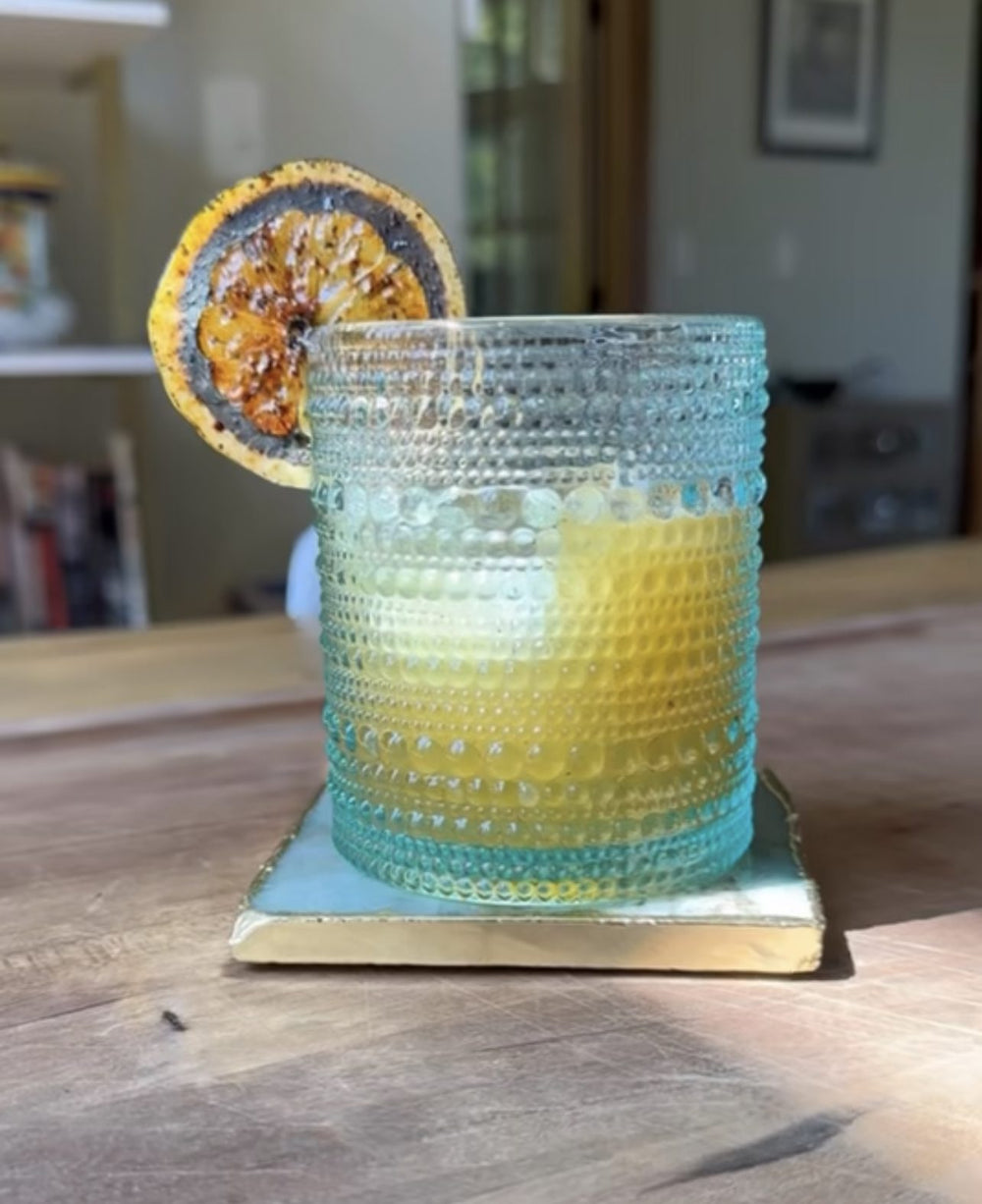 Unsalted Caramel Burnt Gold Rush Cocktail