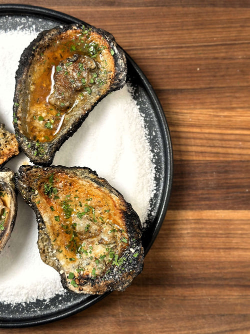 Black Magic & Creole Char-Grilled Oysters