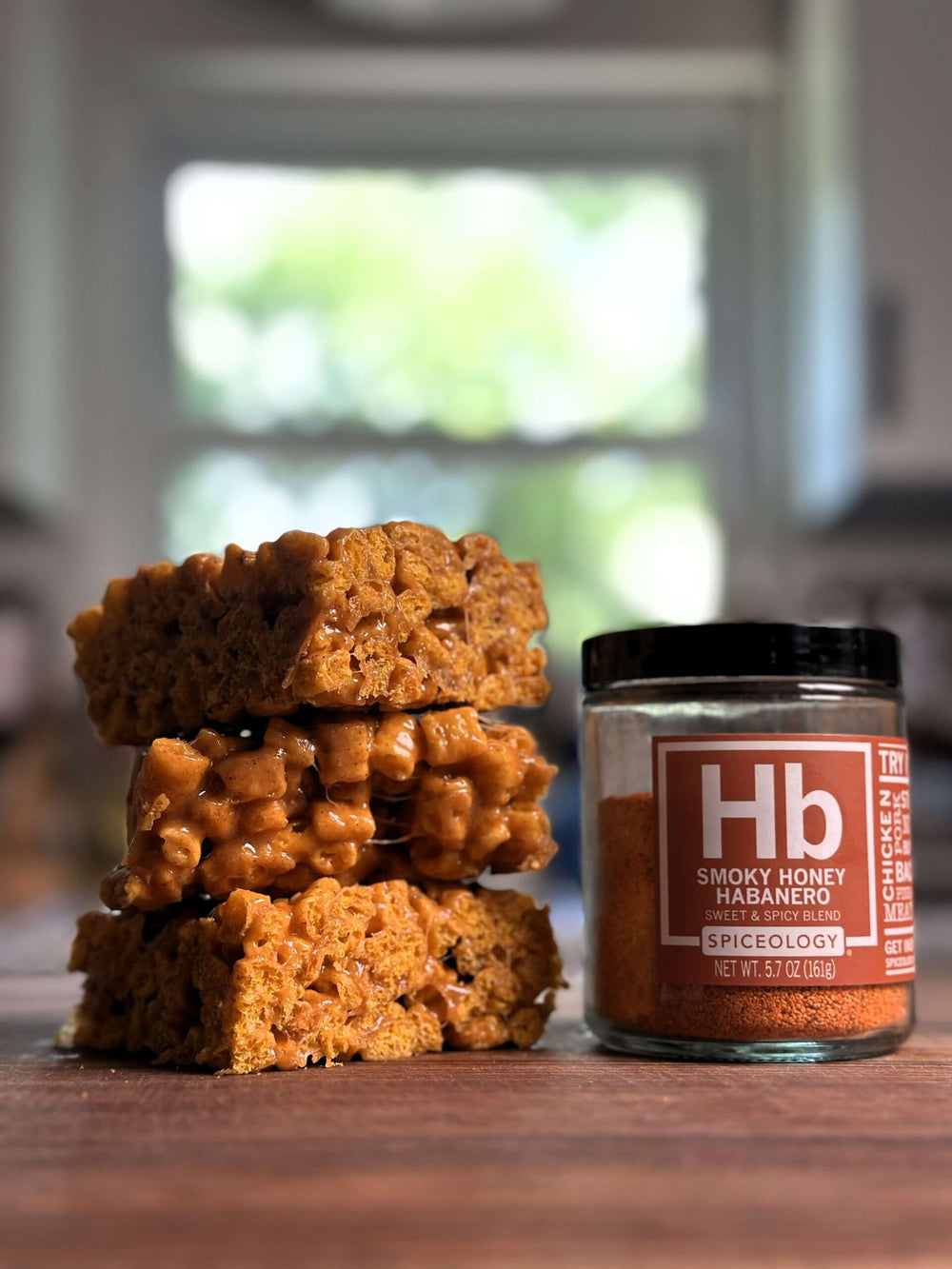 Spiceology Smoky Honey Habanero Rice Krispies Treats Recipe