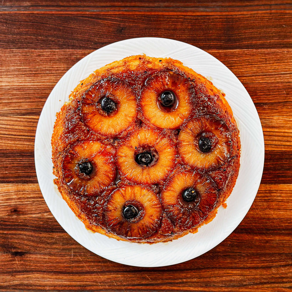 Spiceology Maui Wowee Smoked Pineapple Upside Down Cake Recipe