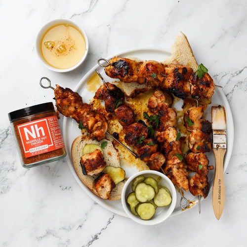 Spiceology Nashville Hot Chicken Skewers Recipe