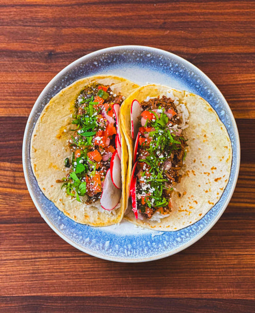 Southwest Chile Lamb Borrego Tacos