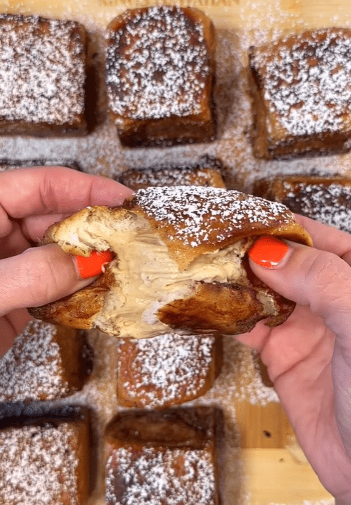 King’s Hawaiian Pumpkin Spice Cream Cheese-Filled French Toast