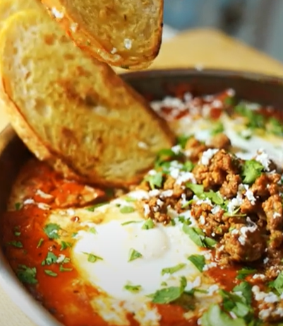 Spiceology Harissa Chorizo Shakshuka Recipe