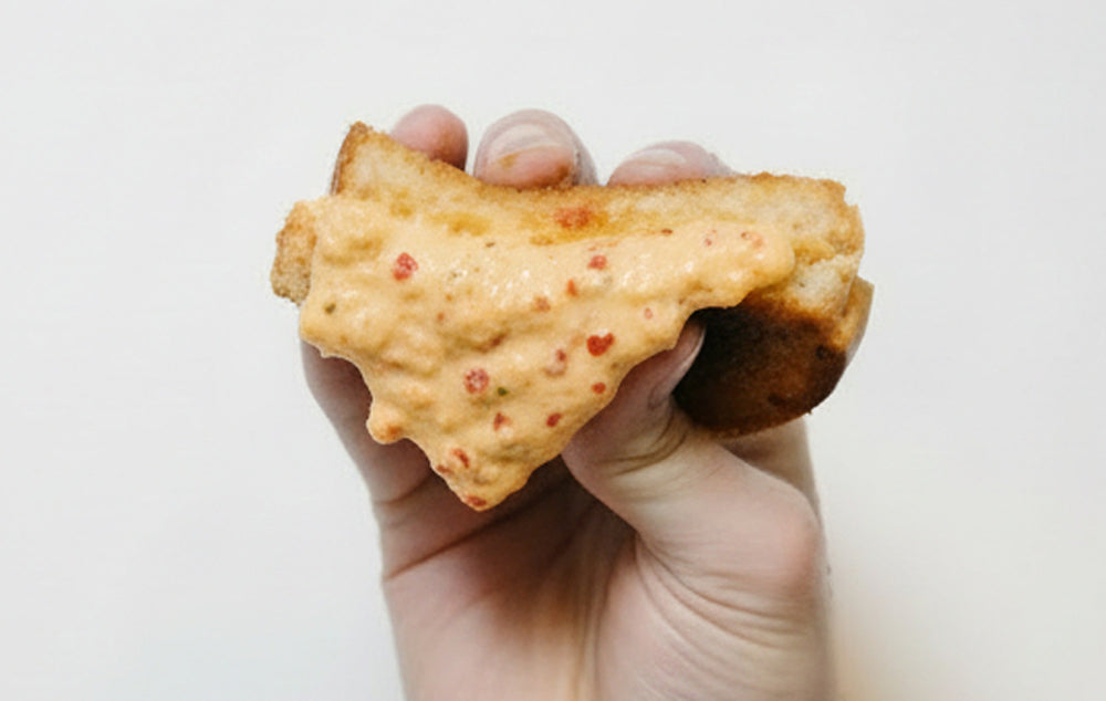 Black Magic Pimento Grilled Cheese