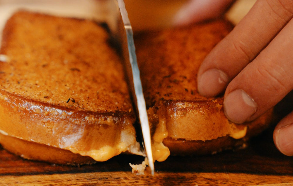 Black Magic Pimento Grilled Cheese