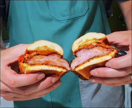 Korean BBQ McReed (aka smoked rib sandwich)