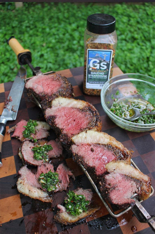 Gaucho Steakhouse Rotisserie Picanha w/Grilled Garlic Chimichurri