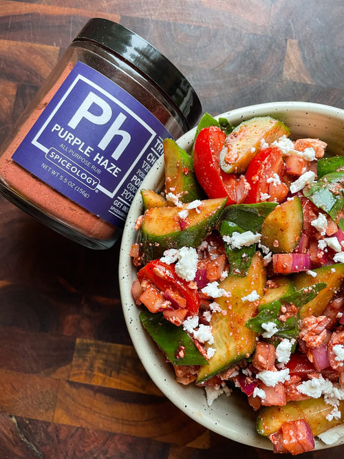 Spiceology Purple Haze Cucumber Salad