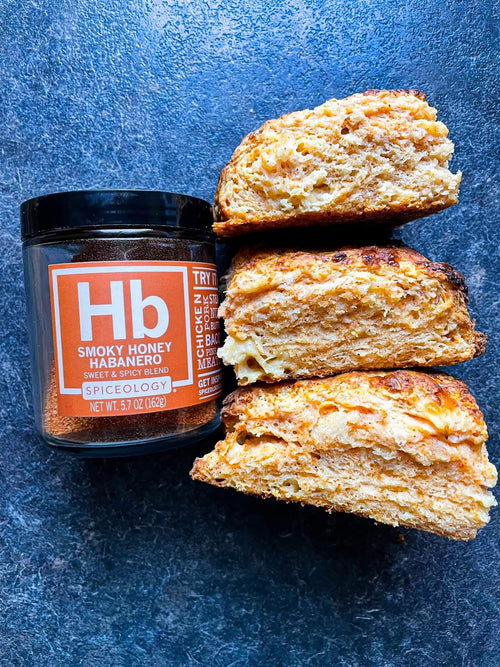 Spiceology Smoky Honey Habanero Cheddar Biscuits Recipe