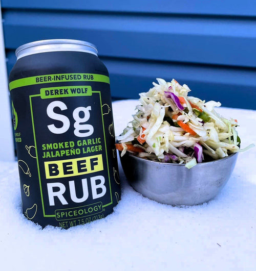 Spiceology Smoked Garlic Jalapneno Lager Coleslaw Recipe