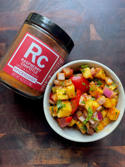 Spiceology Raspberry Chipotle Mango Salsa Recipe