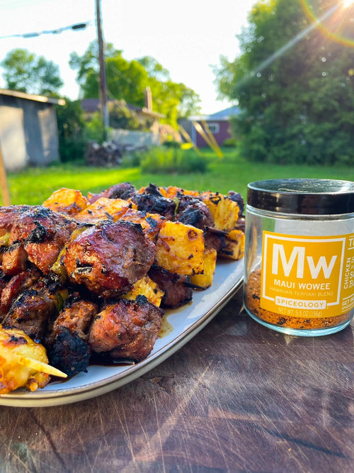 Maui Wowee Grilled Pork & Pineapple Skewers