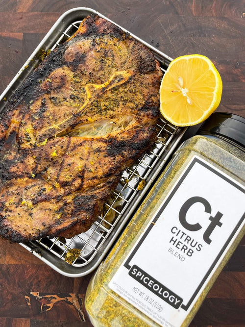 Citrus Herb Grilled Pork Steak