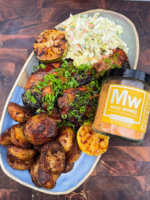 Spiceology Maui Wowee Grilled Half Chicken Recipe